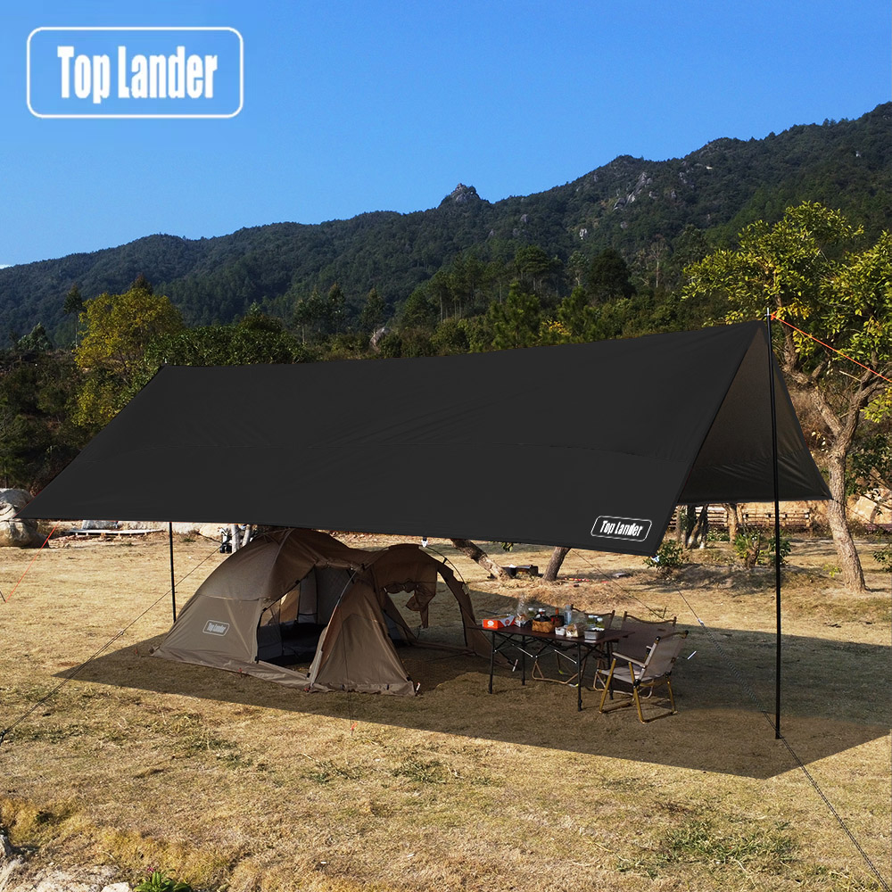 Sun Sail Shade - Oxford duża plandeka wodoodporna 4x6m osłona