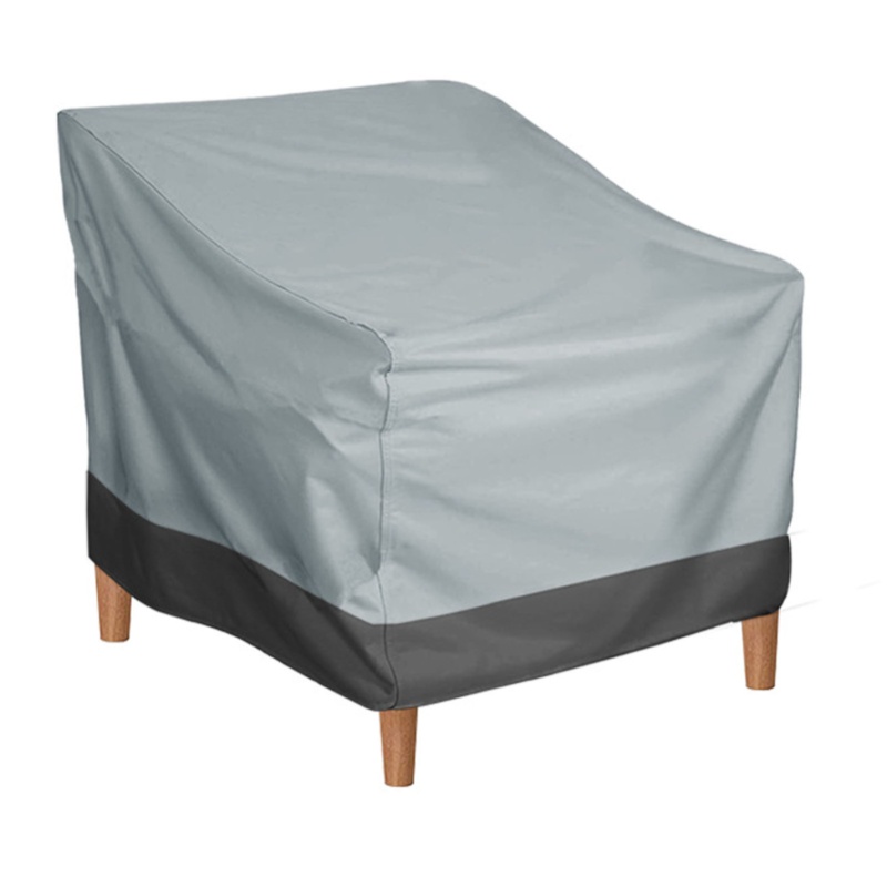 Outdoor Furniture Black - Pokrowiec na krzesło ogrodowe z tkaniny