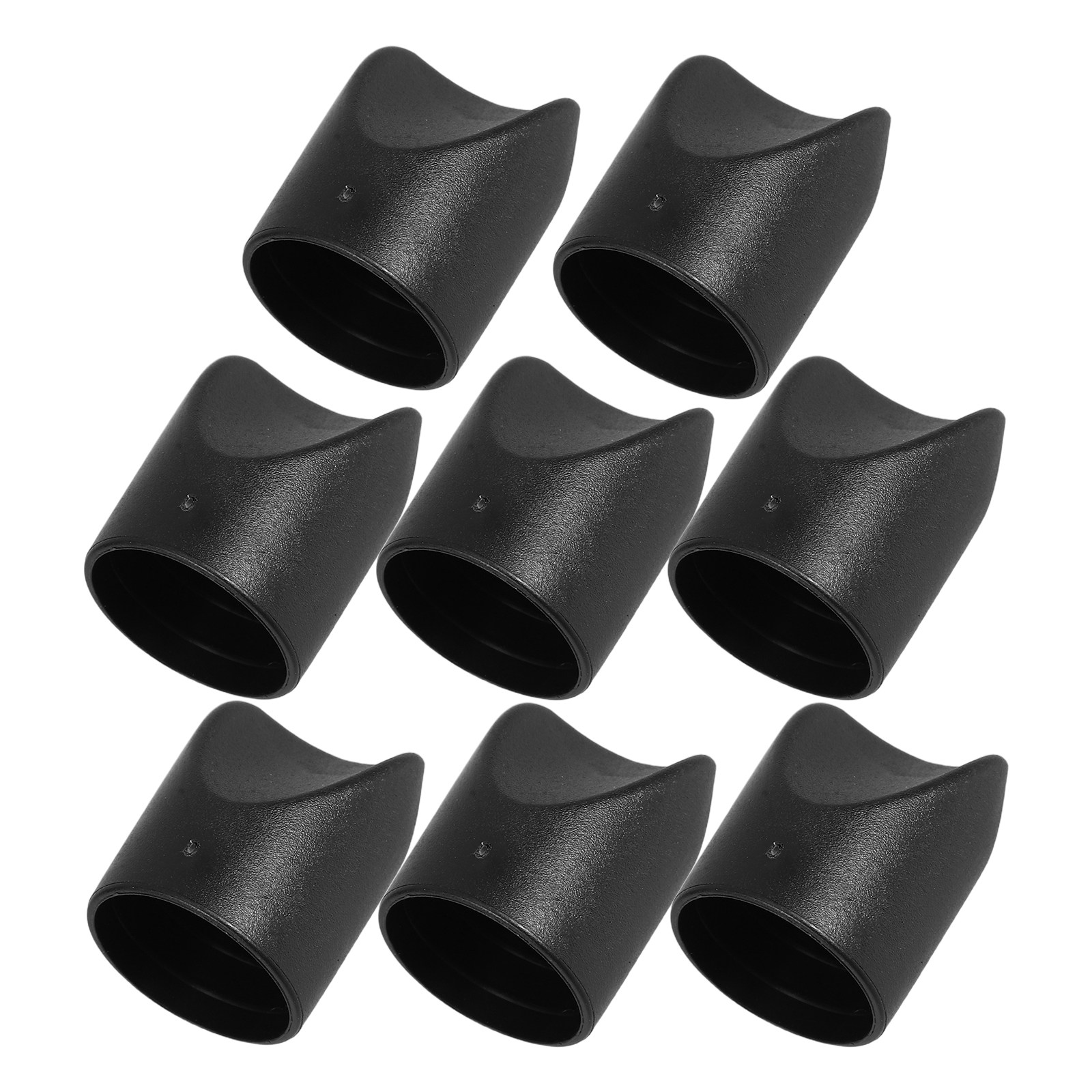 Outdoor Furniture Black - 8 sztuk czarnych plastikowych zaślepek na