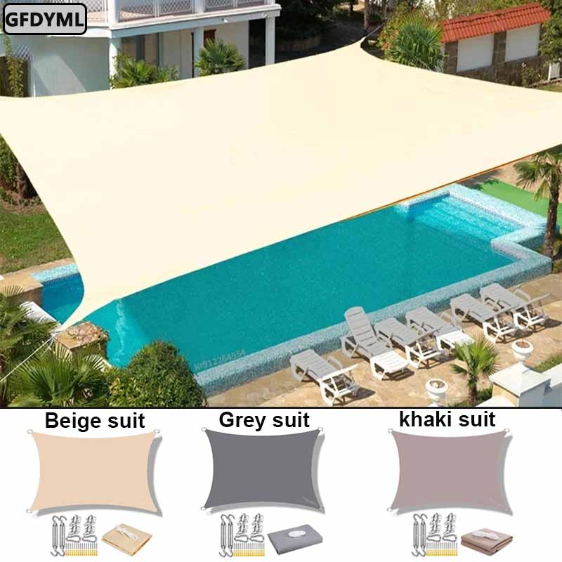 Sun Sail Shade - Wodoodporny baldachim przeciwsłoneczny, osłona przeciwsłoneczna, żagiel