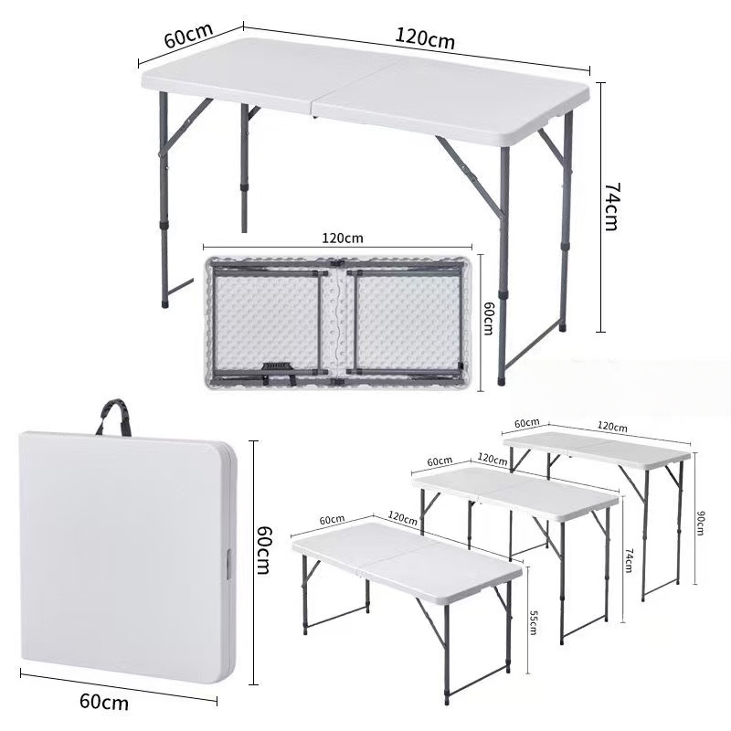 Outdoor Furniture In Sale - Gorąca Wyprzedaż Lekki Plastikowy Składany Stół