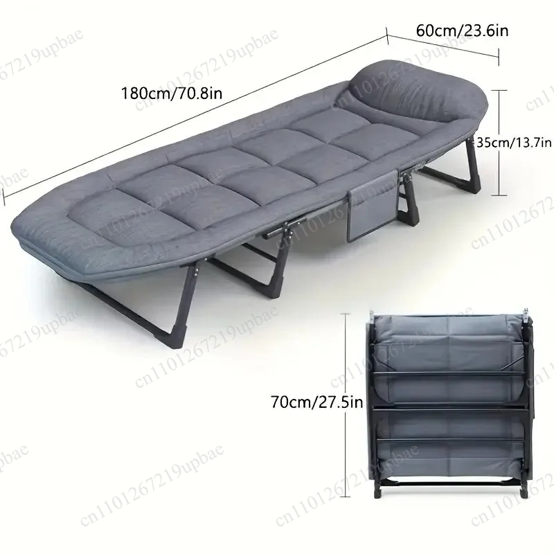 Outdoor Furniture Fabric - Przenośne składane łóżko do spania, wytrzymałe