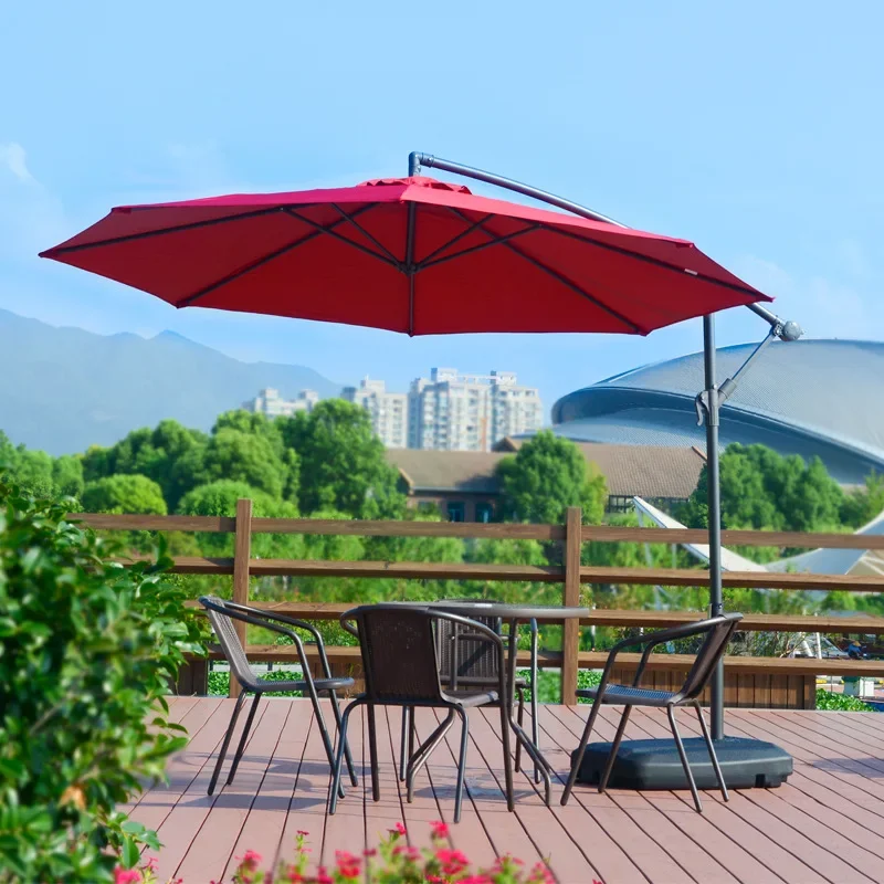 Outdoor Furniture In Sale - Nowoczesny metalowy parasol ogrodowy na zewnątrz,