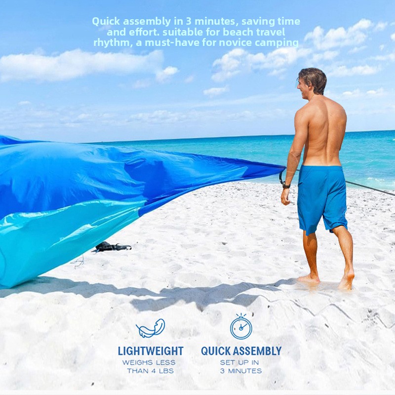 Przenośny namiot plażowy, lekk – Sun Sail Shade recenzja i cena
