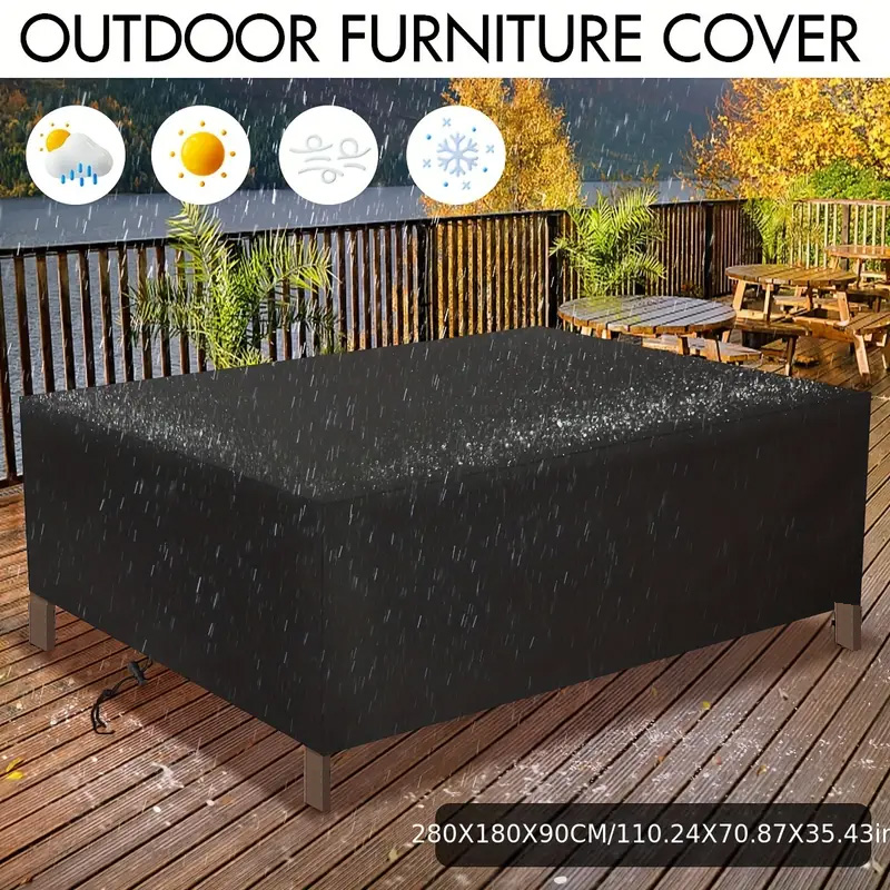 Pokrowiec na meble ogrodowe, t – Outdoor Furniture Black recenzja i cena