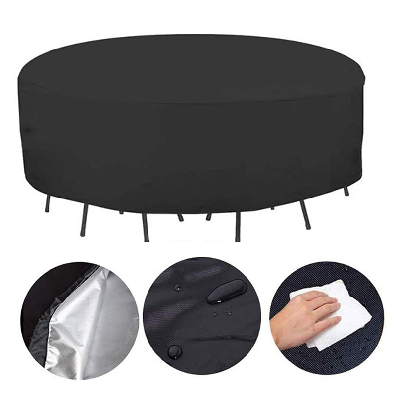 Pokrowiec na meble okrągłe, 12 – Outdoor Furniture Table And Chairs recenzja i cena