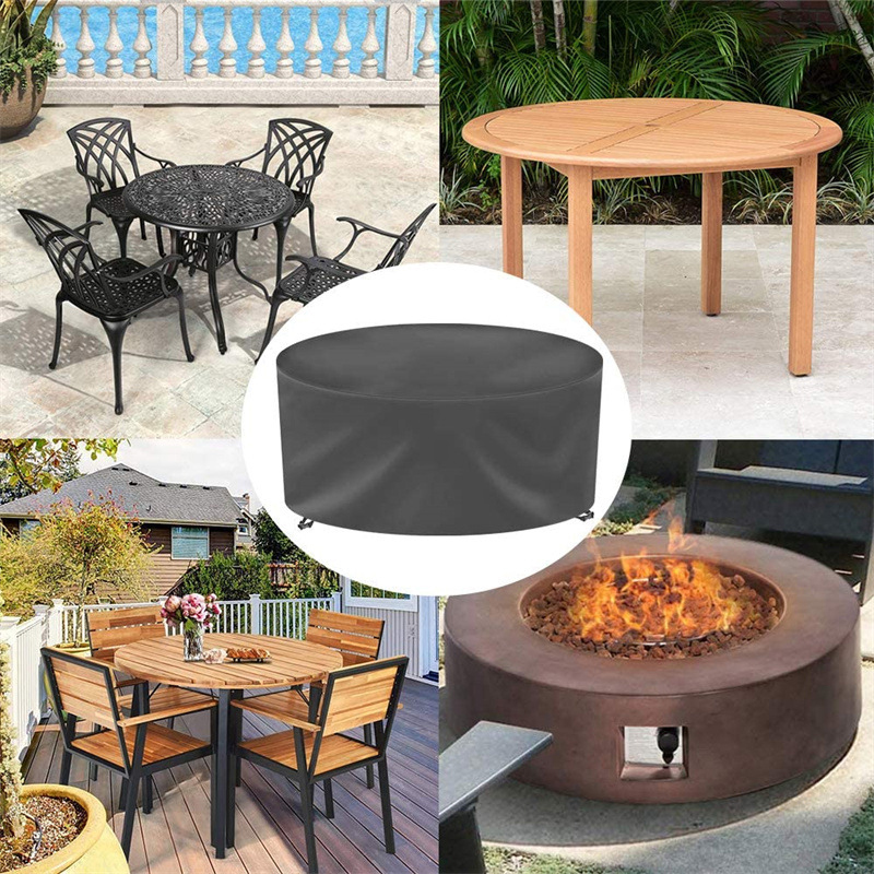 Pokrowiec na meble okrągłe, 12 – Outdoor Furniture Table And Chairs recenzja i cena