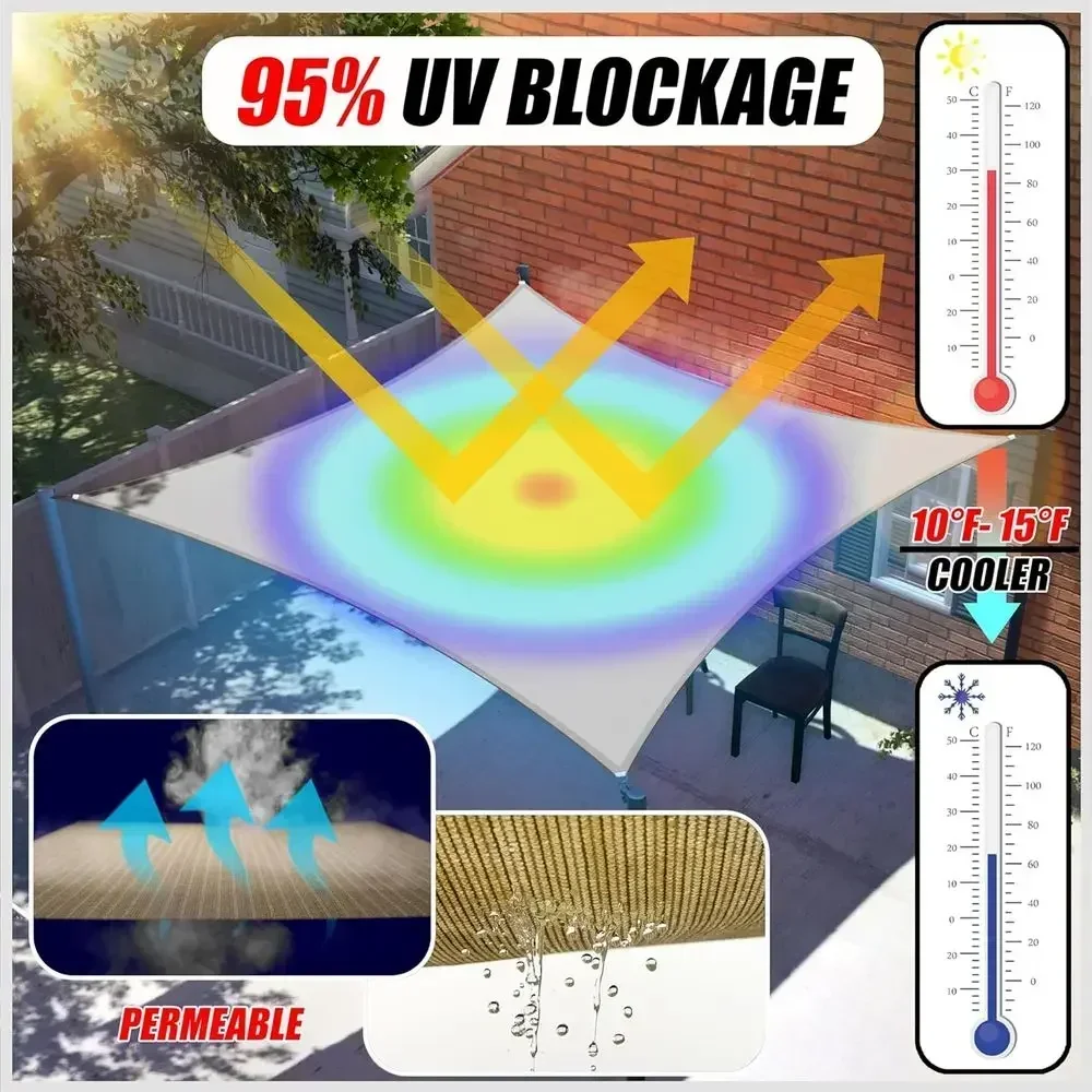 Beżowy żagiel przeciwsłoneczny – Sun Sail Shade recenzja i cena