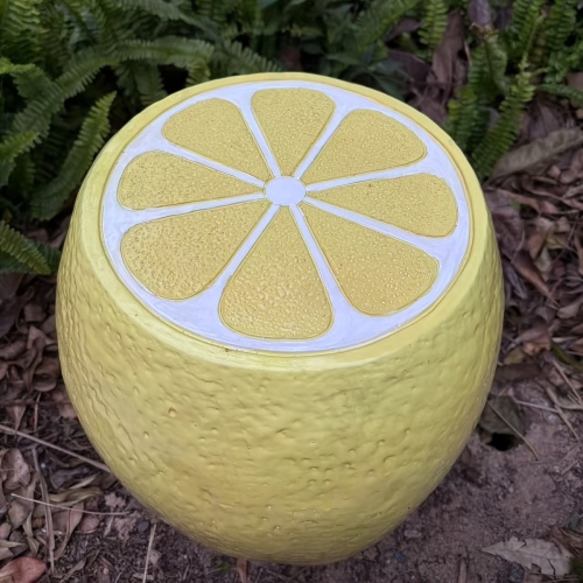 Żółta Stołka w Kształcie Cytry – Outdoor Furniture Yellow recenzja i cena