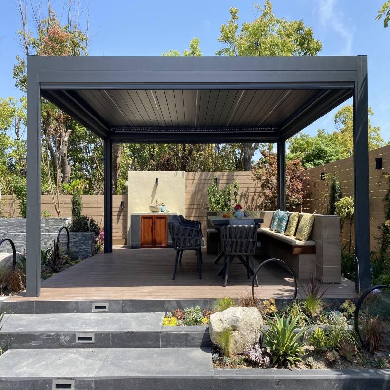Pergola prostokątna ze stopu a – Outdoor Furniture Aluminium recenzja i cena