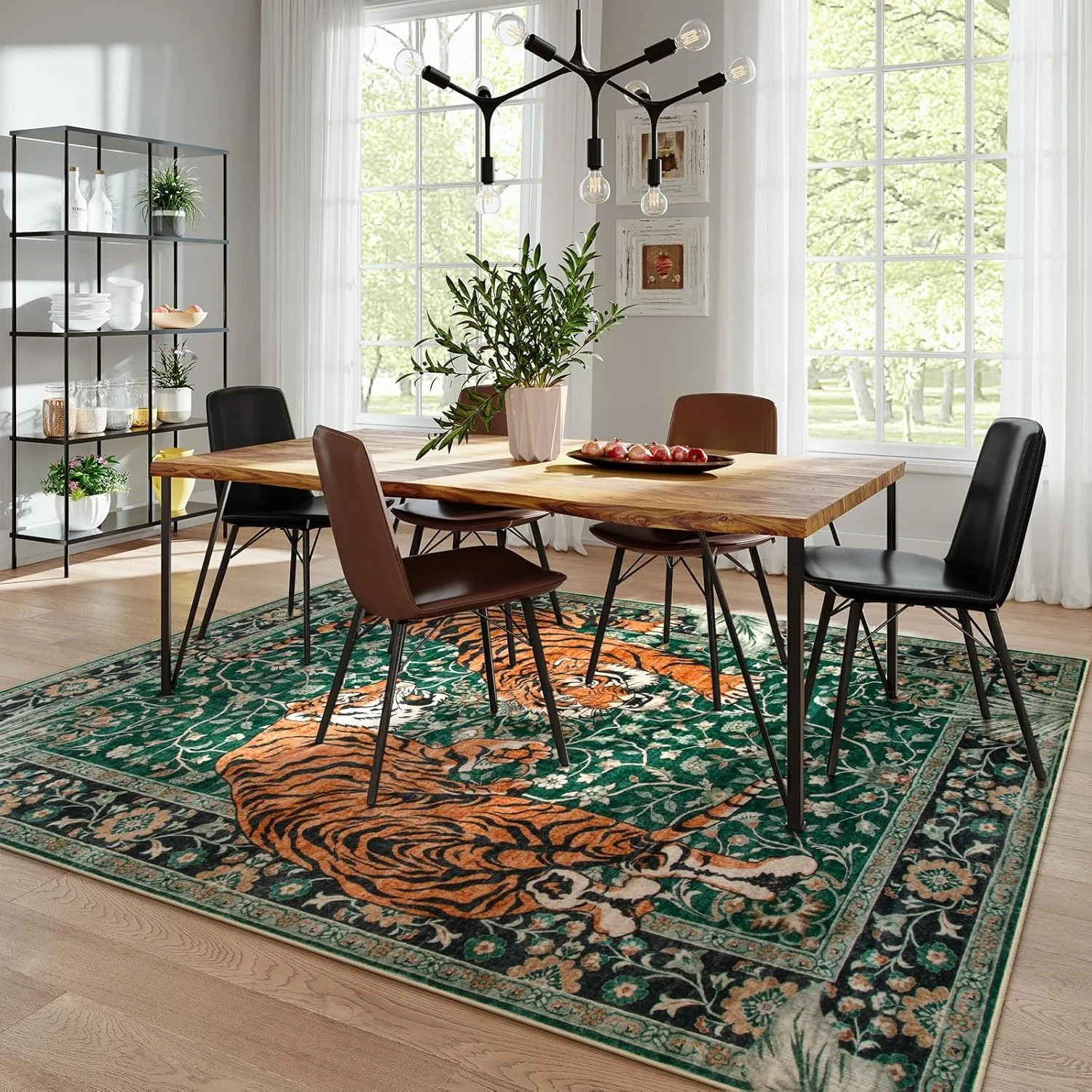 Dywan z motywem tygrysa dżungl – Outdoor Furniture For Cafe recenzja i cena