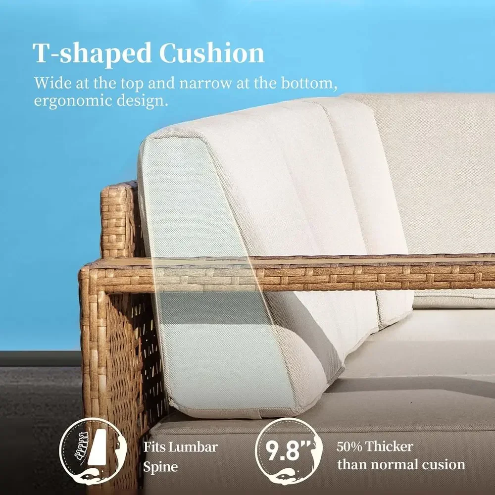 Sofa modułowa w kształcie lite – Outdoor Furniture Yellow recenzja i cena